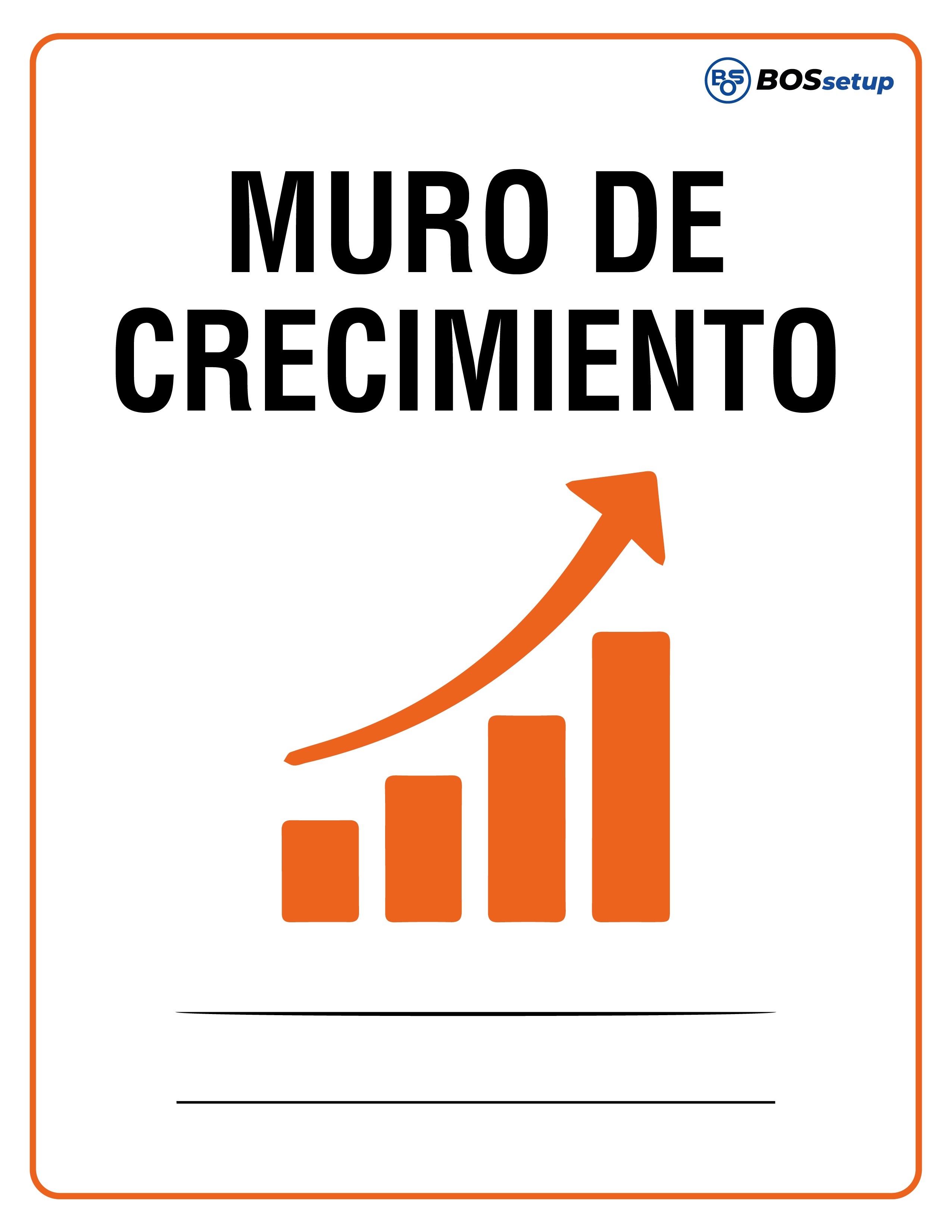 Señal de cultura de oficina que dice Muro de crecimiento.